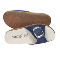 Cinzia Soft Damen Flache Hausschuhe NE8701 Blau
