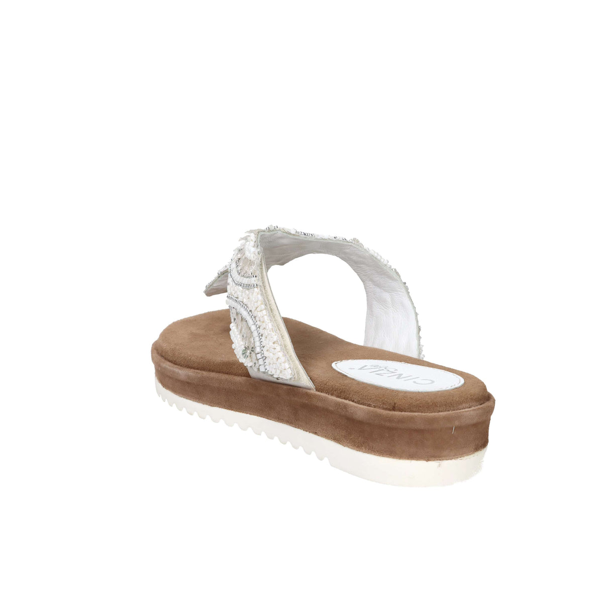 Cinzia Soft Damen Zehentrenner IT1060 Weiß