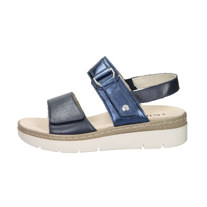 Cinzia Soft Damen Flacher Sandale SV924753 Blau