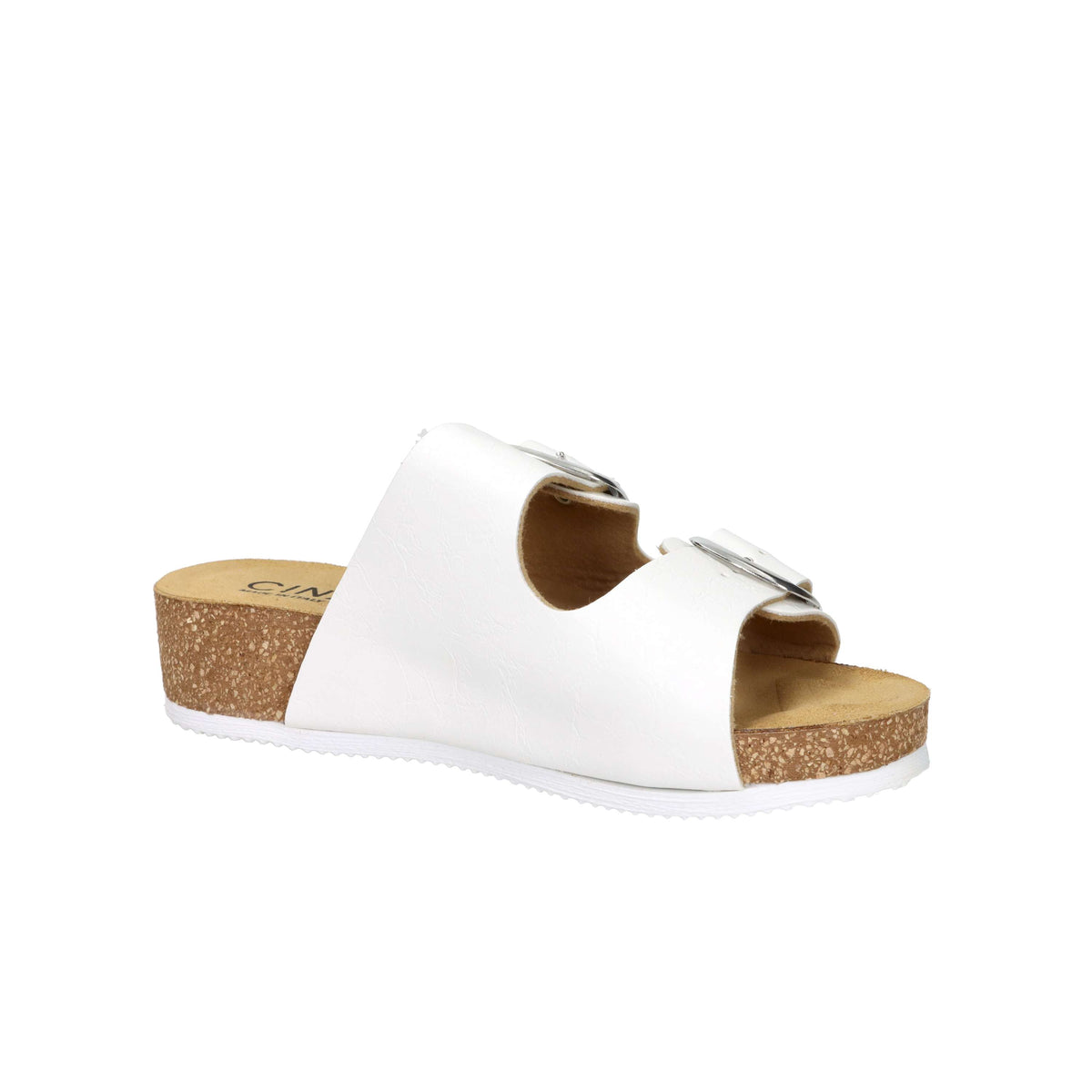 Cinzia Soft Damen Flache Hausschuhe GF20630C Weiß