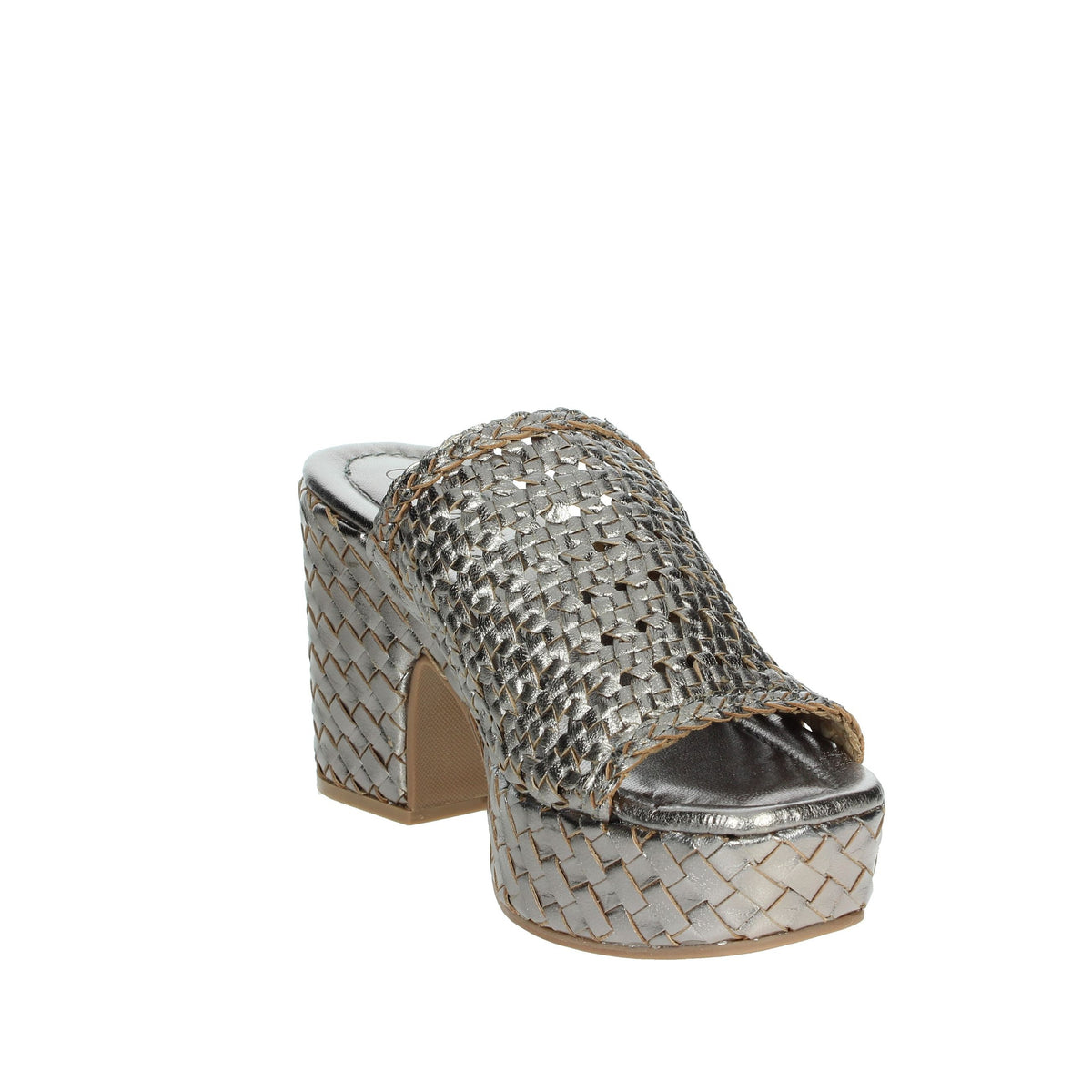 Carmela Donna Ciabatta con tacco 162223 Antracite