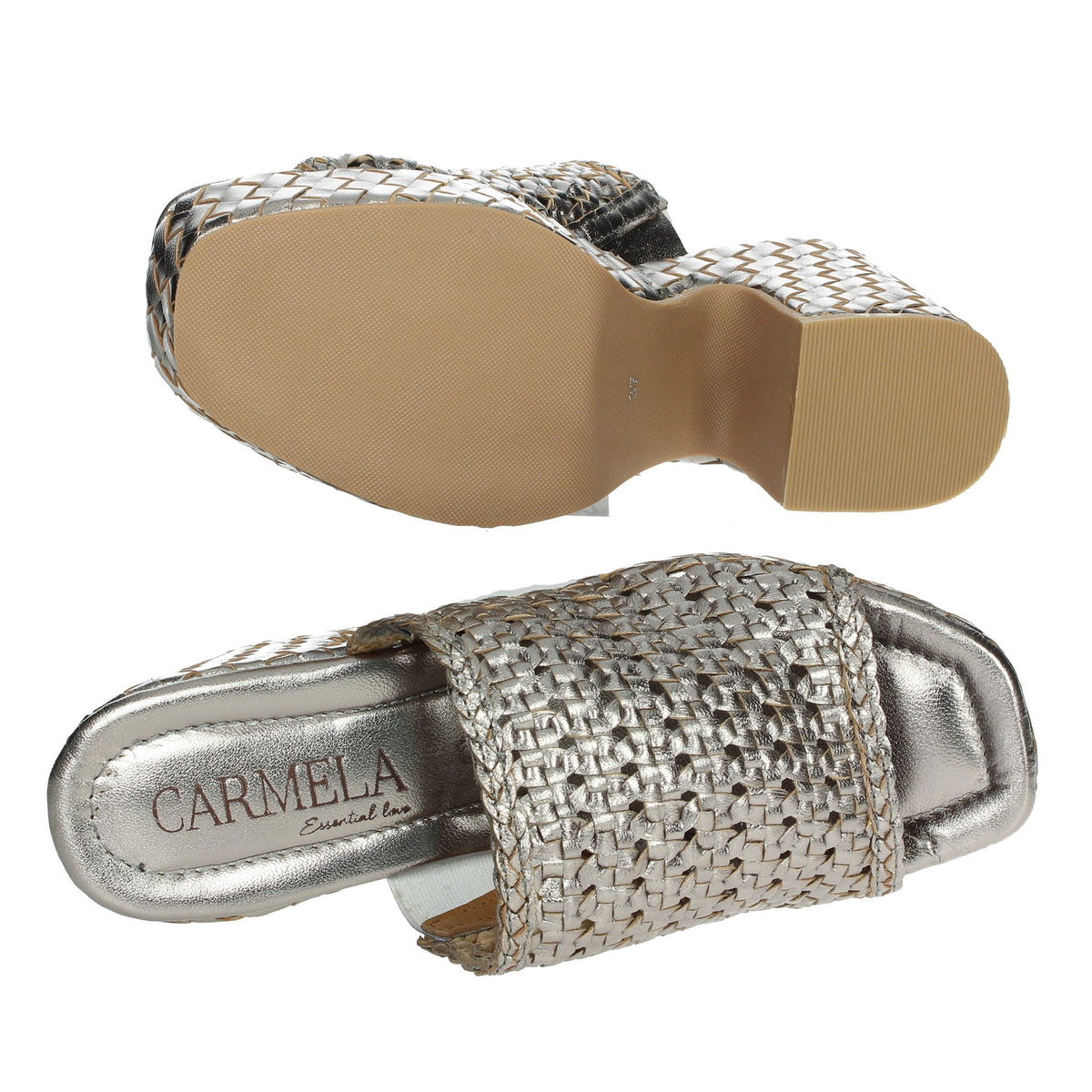 Carmela Donna Ciabatta con tacco 162223 Antracite