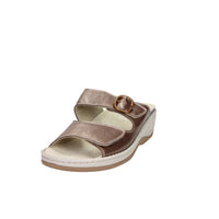 Cinzia Soft Damen flache Pantolette MZV58 Bronze