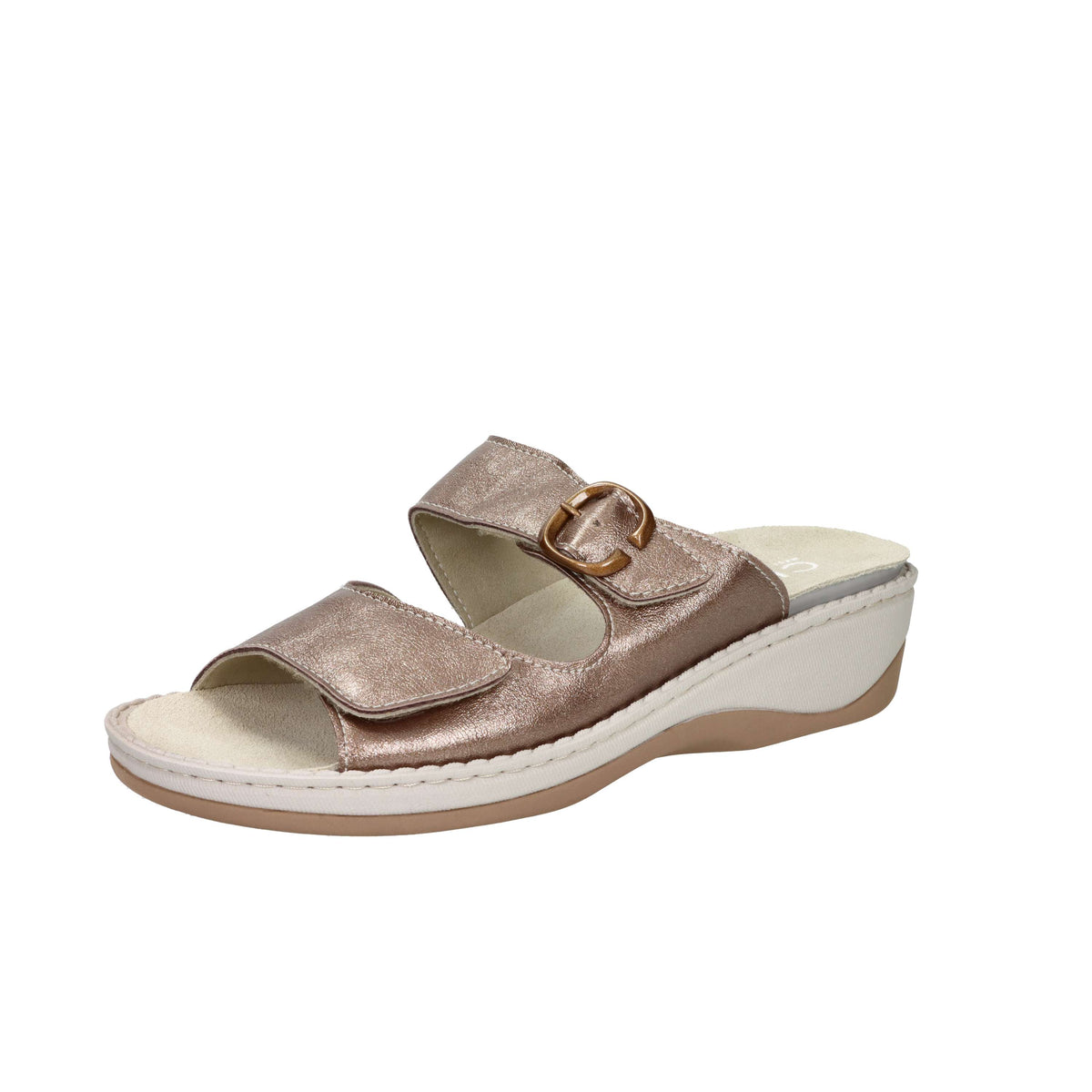 Cinzia Soft Damen flache Pantolette MZV58 Bronze