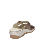 Cinzia Soft Damen flache Pantolette MZV58 Bronze