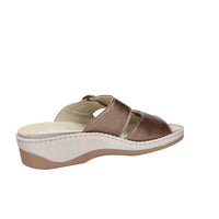 Cinzia Soft Damen flache Pantolette MZV58 Bronze