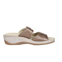 Cinzia Soft Damen flache Pantolette MZV58 Bronze
