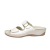 Cinzia Soft Damen flache Pantolette MZV58 Weiß
