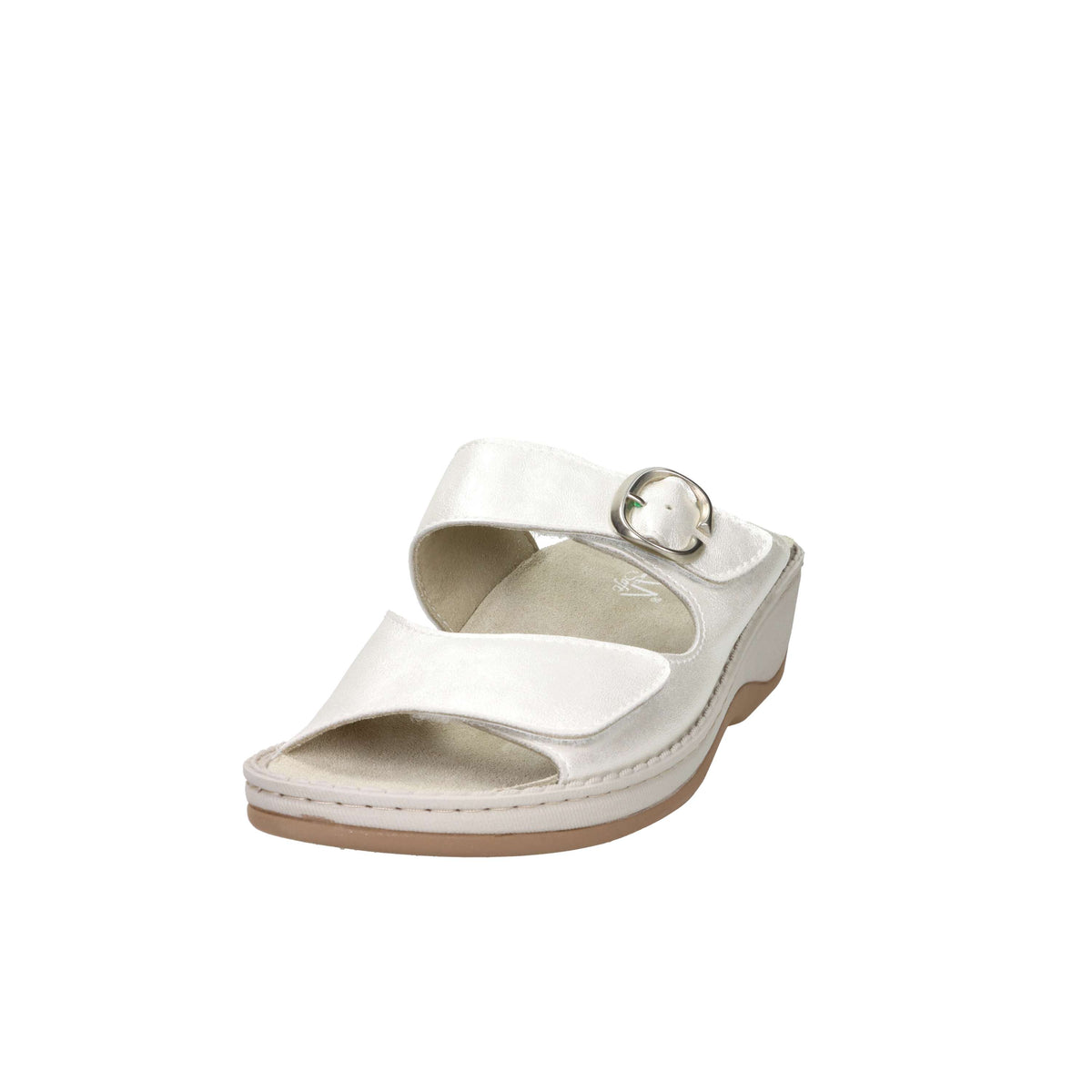Cinzia Soft Damen flache Pantolette MZV58 Weiß