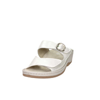 Cinzia Soft Damen flache Pantolette MZV58 Weiß