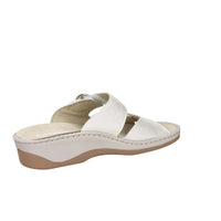 Cinzia Soft Damen flache Pantolette MZV58 Weiß
