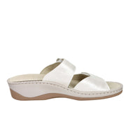 Cinzia Soft Damen flache Pantolette MZV58 Weiß