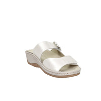 Cinzia Soft Damen flache Pantolette MZV58 Weiß