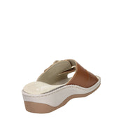 Cinzia Soft Damen flache Pantolette MZV110F-P Cuoio