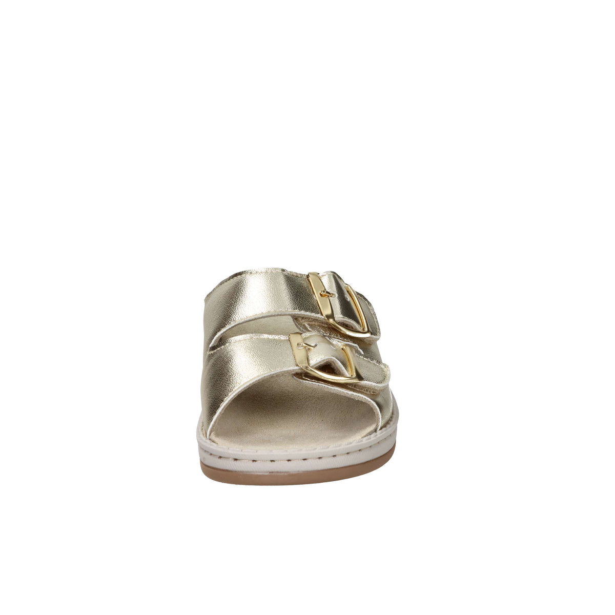 Cinzia Soft Damen flache Pantolette MZV110F Platin