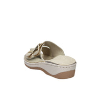 Cinzia Soft Damen flache Pantolette MZV110F Platin