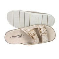 Cinzia Soft Damen flache Pantolette SV921038G Bronze