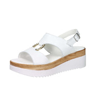 Cinzia Soft Damen Sandale mit Keilabsatz IAF343520 Weiß