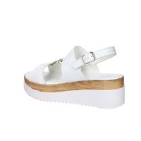 Cinzia Soft Damen Sandale mit Keilabsatz IAF343520 Weiß