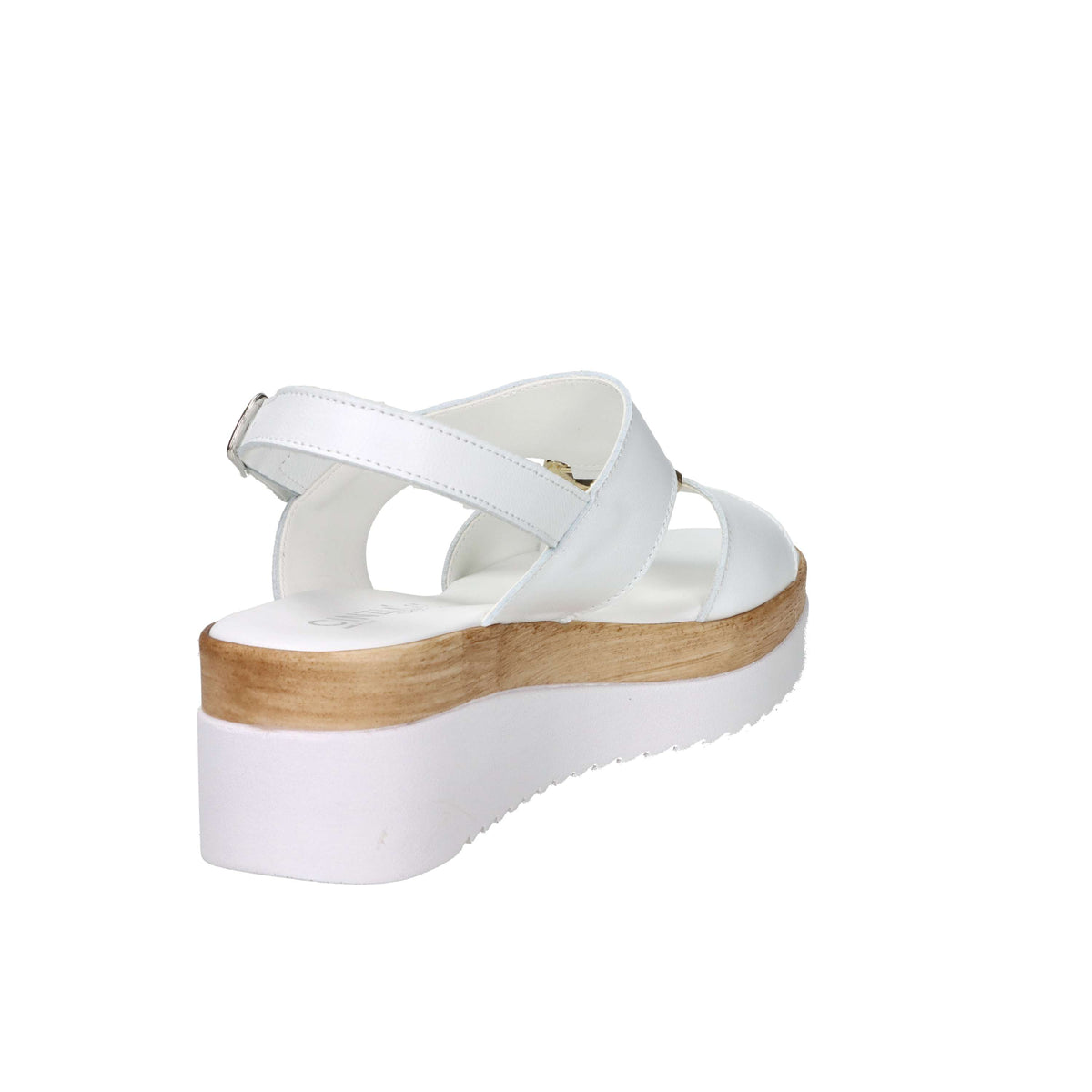 Cinzia Soft Damen Sandale mit Keilabsatz IAF343520 Weiß