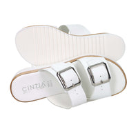 Cinzia Soft Damen Hausschuhe mit Keilabsatz IAF343616 Weiß