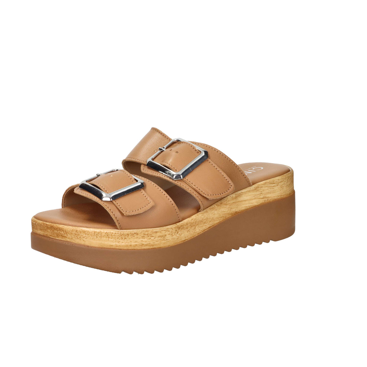Cinzia Soft Damen Hausschuhe mit Keilabsatz IAF343616 Leder