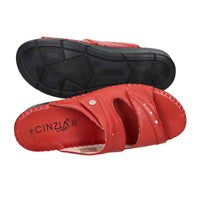 Cinzia Soft Damen Flache Hausschuhe SV261205 Rot