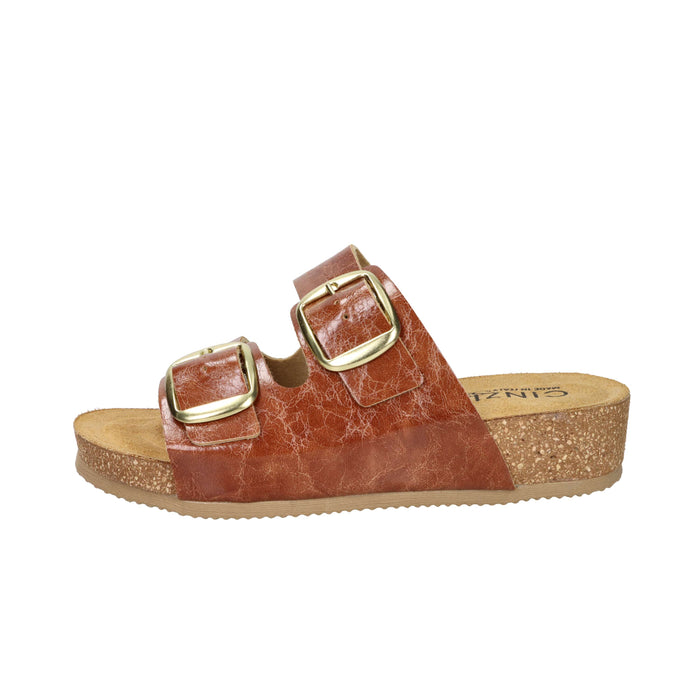 Cinzia Soft Damen Flache Hausschuhe GF20360C Leder