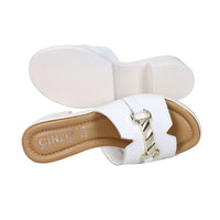 Cinzia Soft Women's Heeled Slipper IAF203534 White