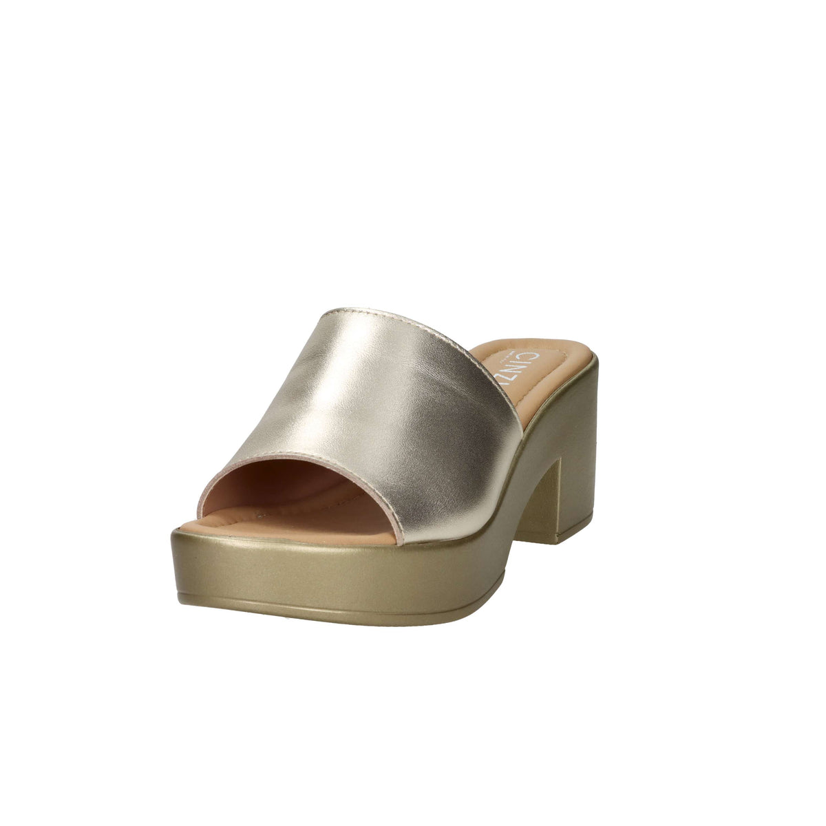 Cinzia Soft Damen Hausschuhe mit Absatz IAF203174L Platin