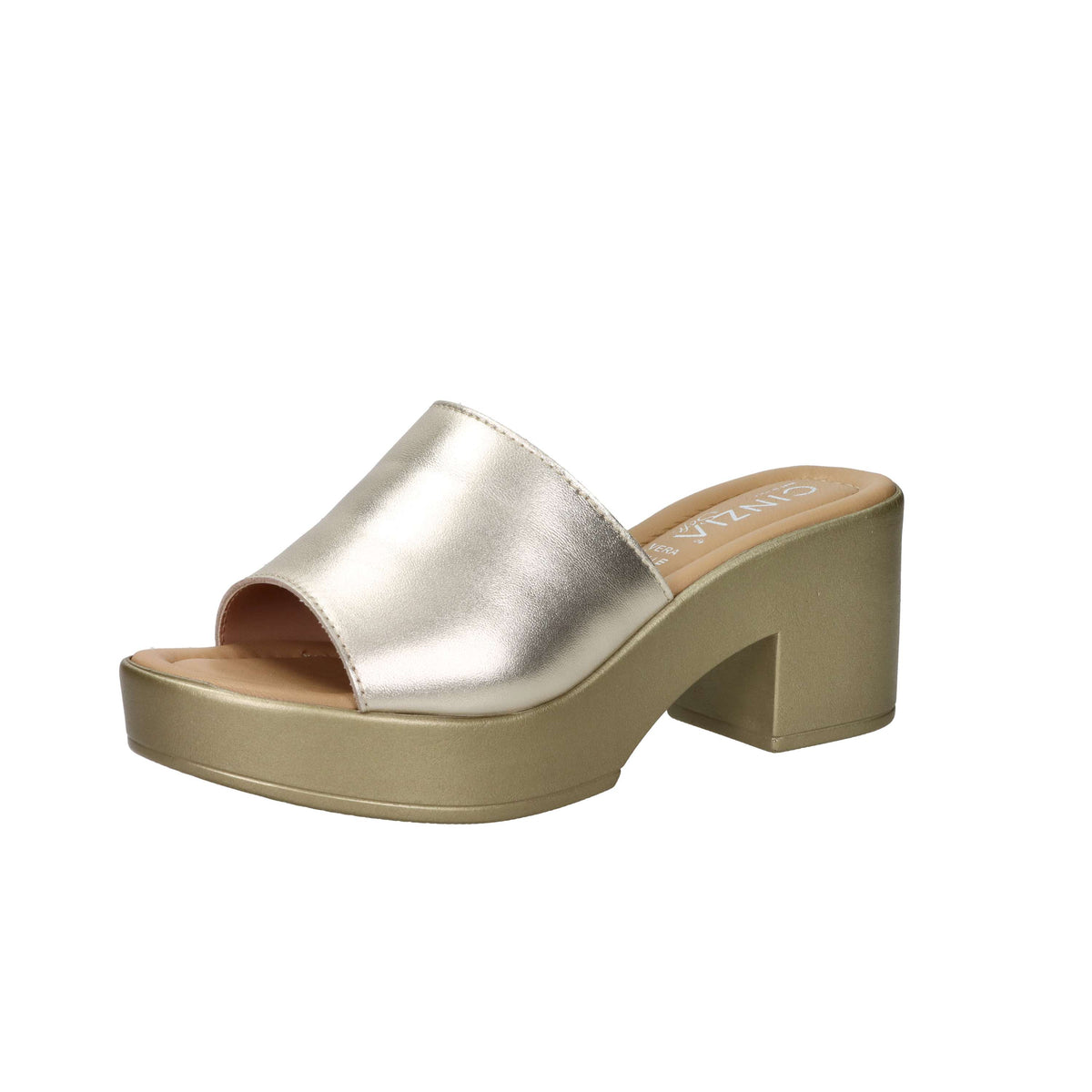 Cinzia Soft Damen Hausschuhe mit Absatz IAF203174L Platin