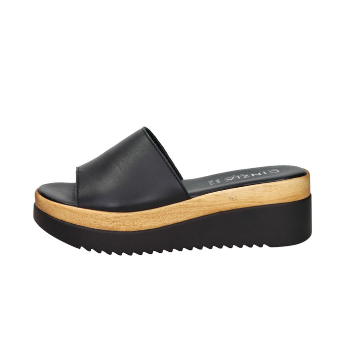 Cinzia Soft Damen Hausschuhe mit Keilabsatz IAF343421 Schwarz