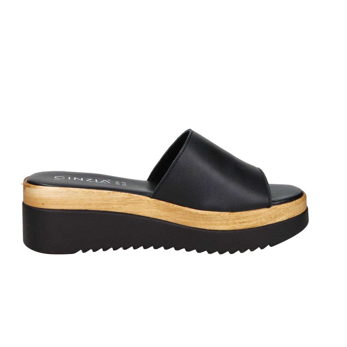 Cinzia Soft Damen Hausschuhe mit Keilabsatz IAF343421 Schwarz