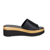 Cinzia Soft Damen Hausschuhe mit Keilabsatz IAF343421 Schwarz