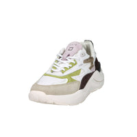 D.A.T.E. Femme Baskets W441-FG-CS-WH Blanc/Marron