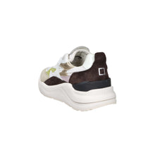 D.A.T.E. Femme Baskets W441-FG-CS-WH Blanc/Marron