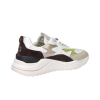 D.A.T.E. Femme Baskets W441-FG-CS-WH Blanc/Marron