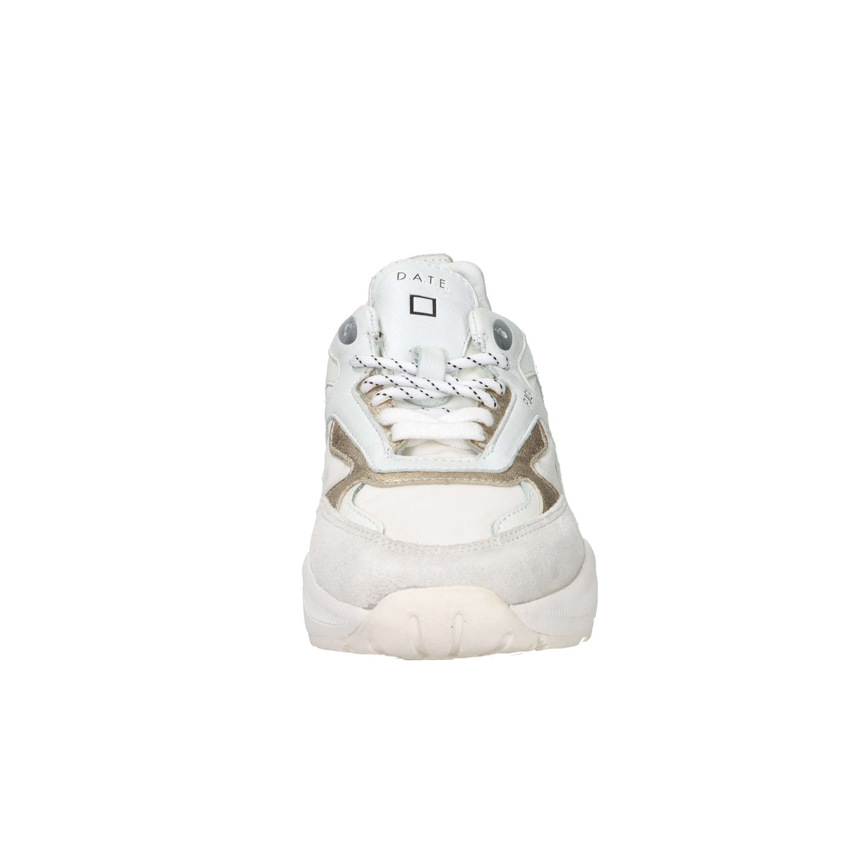 D.A.T.E. Donna Sneakers W441-FG-CO-WM Bianco/Oro