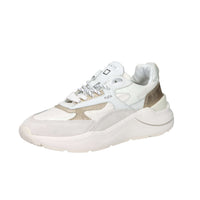 D.A.T.E. Donna Sneakers W441-FG-CO-WM Bianco/Oro