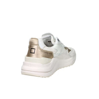 D.A.T.E. Donna Sneakers W441-FG-CO-WM Bianco/Oro