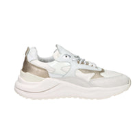 D.A.T.E. Donna Sneakers W441-FG-CO-WM Bianco/Oro