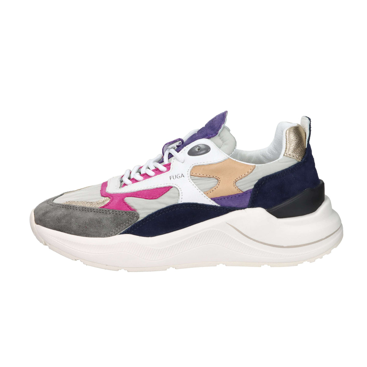 D.A.T.E. Donna Sneakers W441-FG-CS-BR Grigio