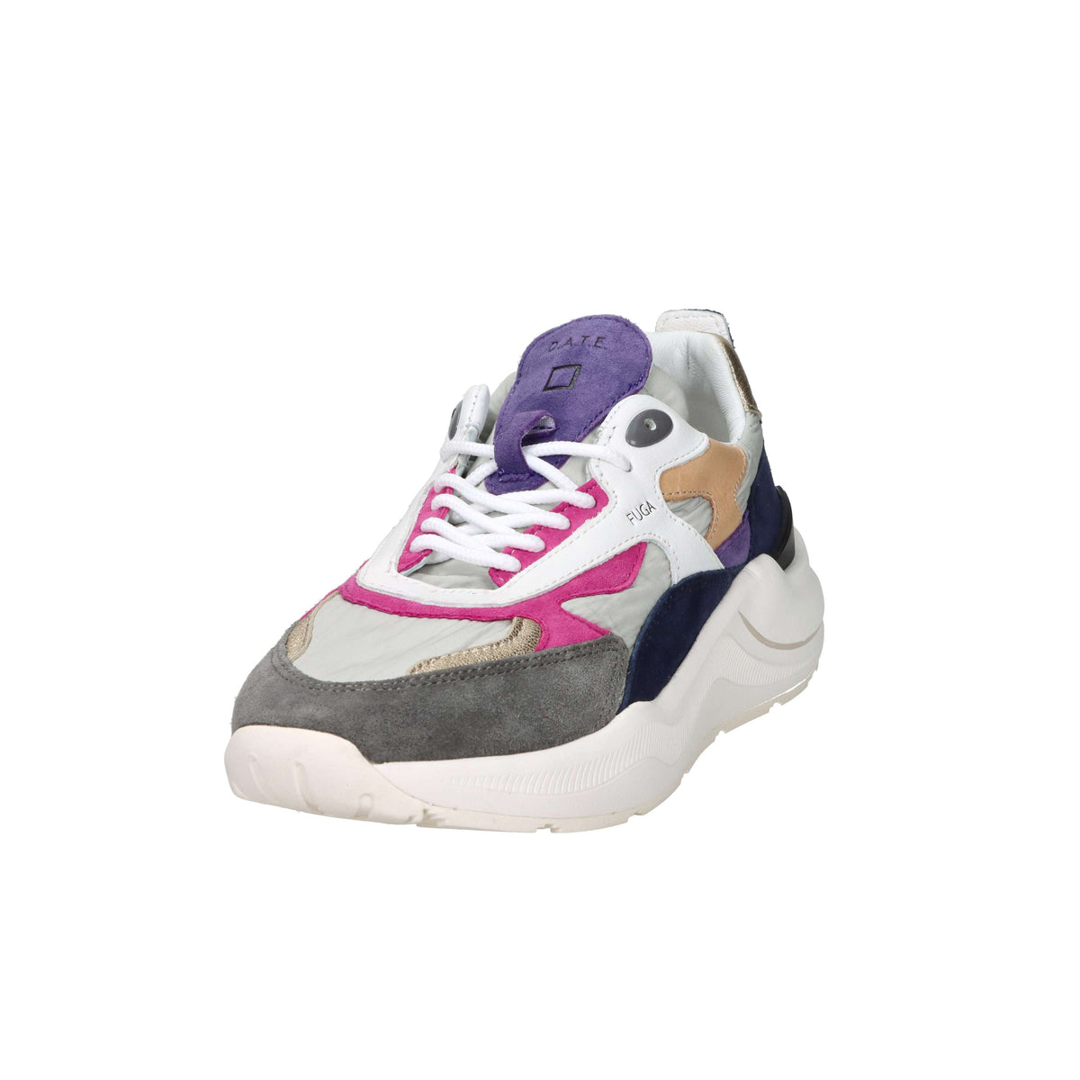 D.A.T.E. Donna Sneakers W441-FG-CS-BR Grigio