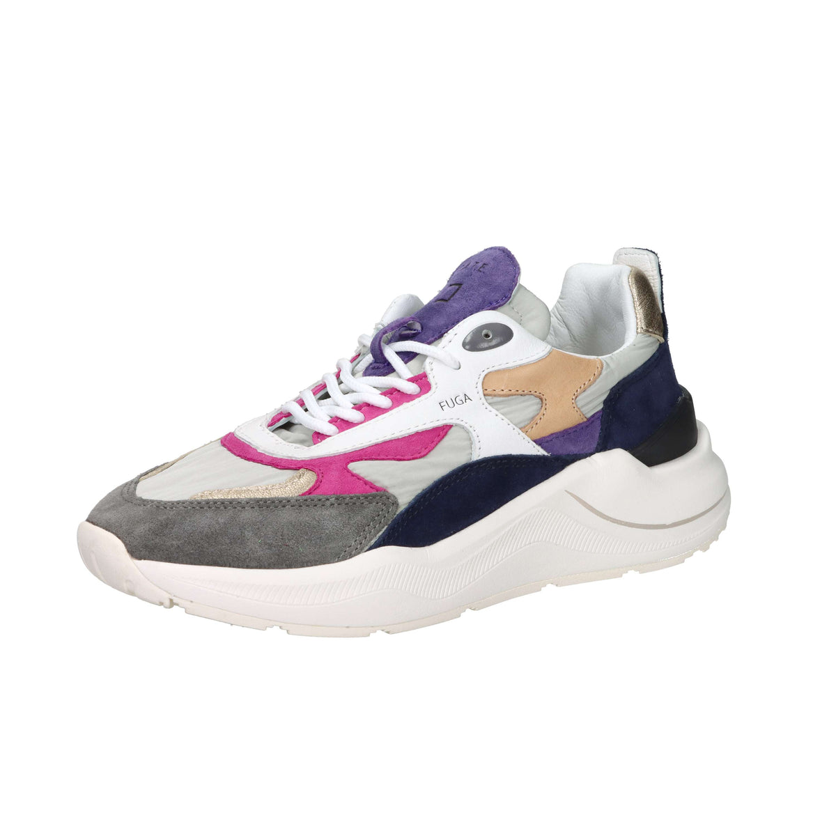D.A.T.E. Donna Sneakers W441-FG-CS-BR Grigio