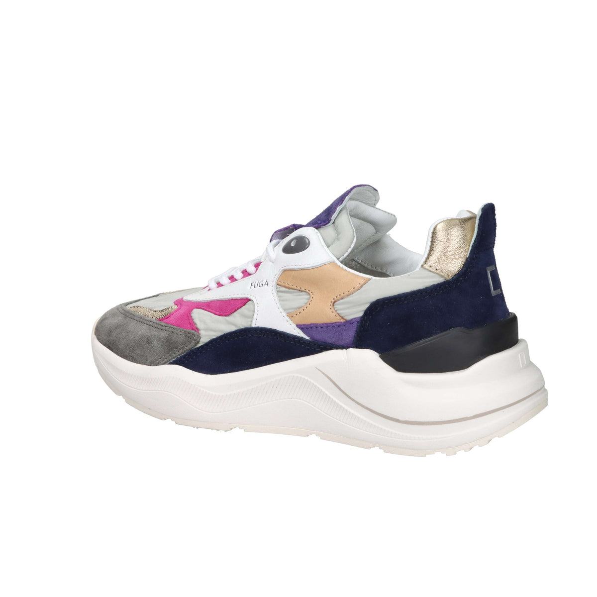 D.A.T.E. Donna Sneakers W441-FG-CS-BR Grigio