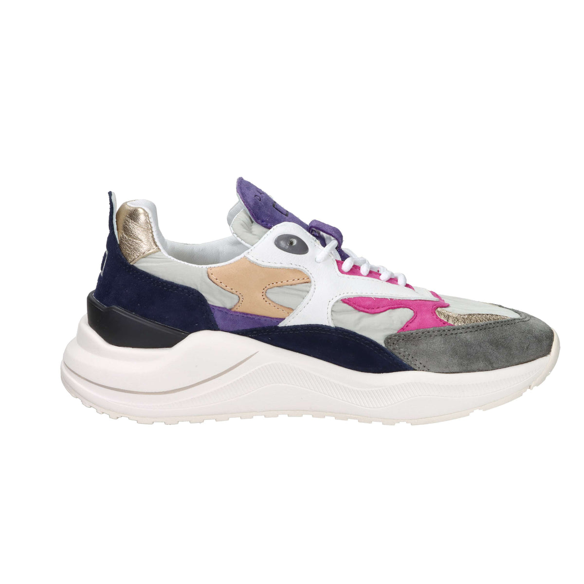 D.A.T.E. Donna Sneakers W441-FG-CS-BR Grigio