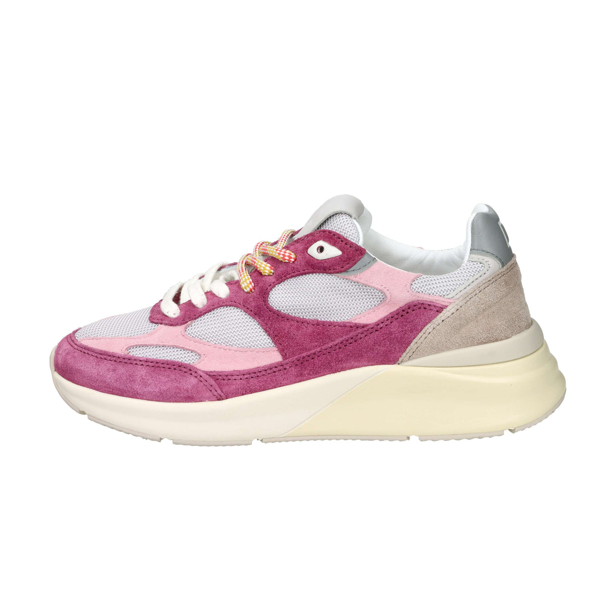 D.A.T.E. Femme Baskets W441-F2-DR-LG Fushia