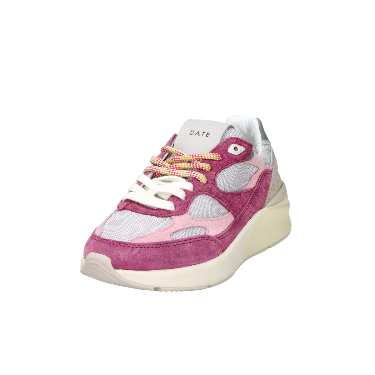 D.A.T.E. Femme Baskets W441-F2-DR-LG Fushia