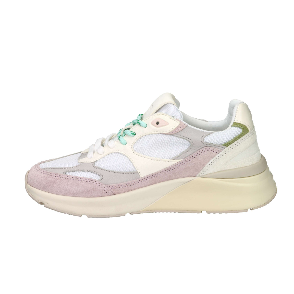 D.A.T.E. Donna Sneakers W441-F2-DR-WP Bianco/Rosa