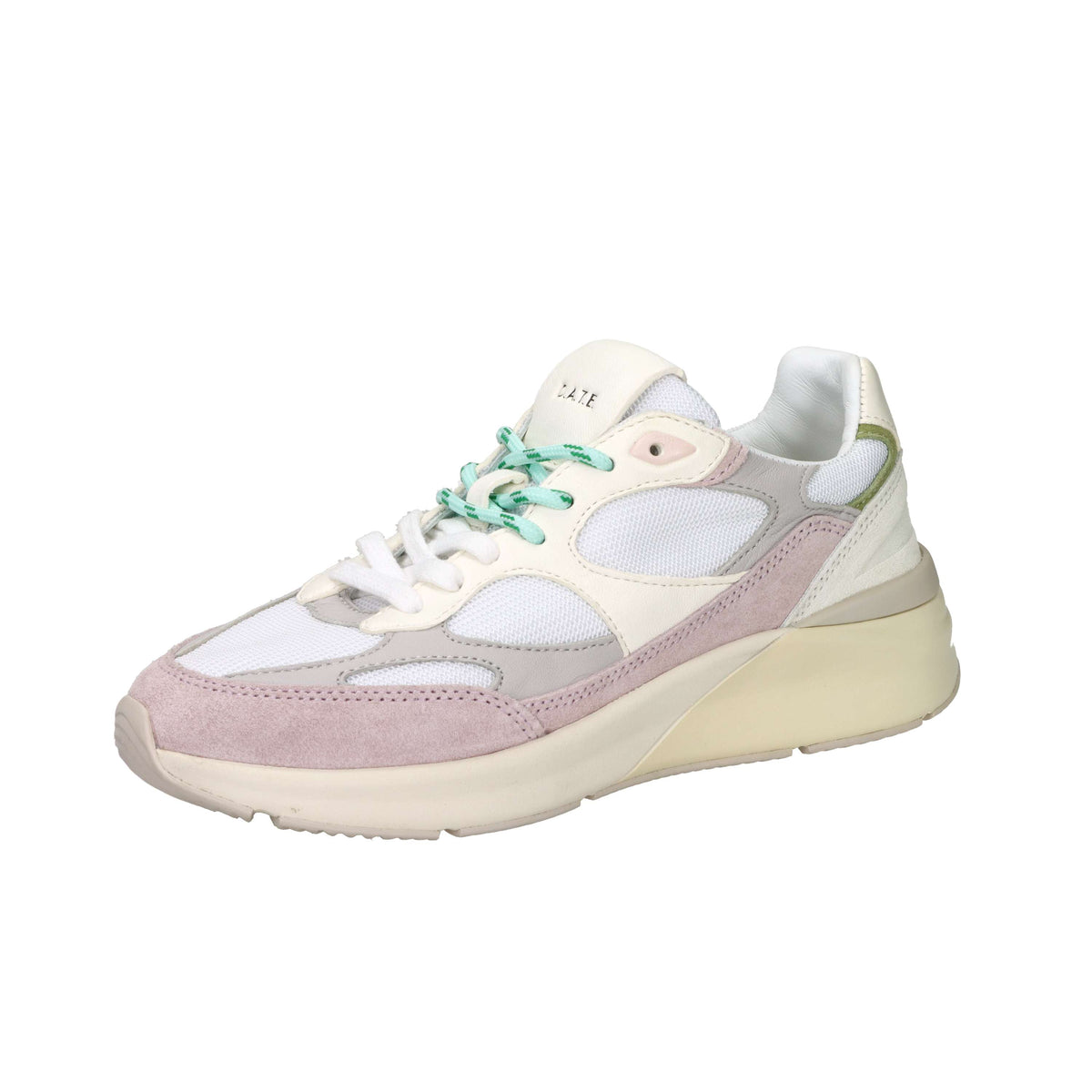 D.A.T.E. Donna Sneakers W441-F2-DR-WP Bianco/Rosa